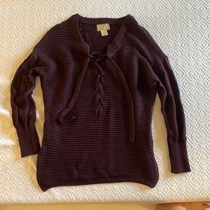 Maroon/deep purple sweater